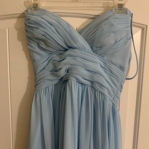 Light blue bridesmaid dress